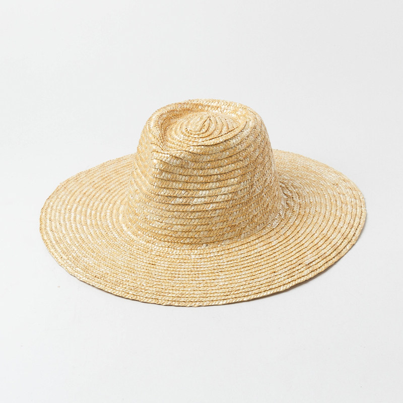 时尚草帽女夏防晒遮阳帽麦秆草编礼帽海边大檐帽海边户外度假帽子