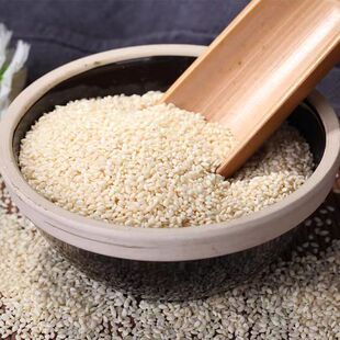 新货去皮生白芝麻精选干净无沙烘焙原料优质脱皮芝麻仁粒散装称重