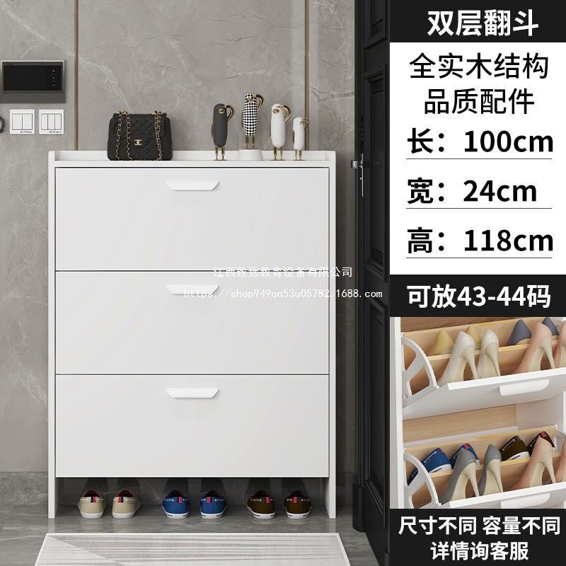 实木鞋柜家用进门口门外大容量小空间玄关柜简约现代实木鞋架