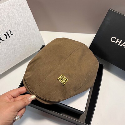 韩版min复古安可拉红复古前进帽时尚日系甜美显脸小八角贝雷帽女