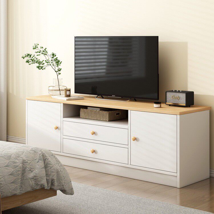 高款电视柜客厅家用2025新款小户型落地收纳储物一体卧室电视机柜