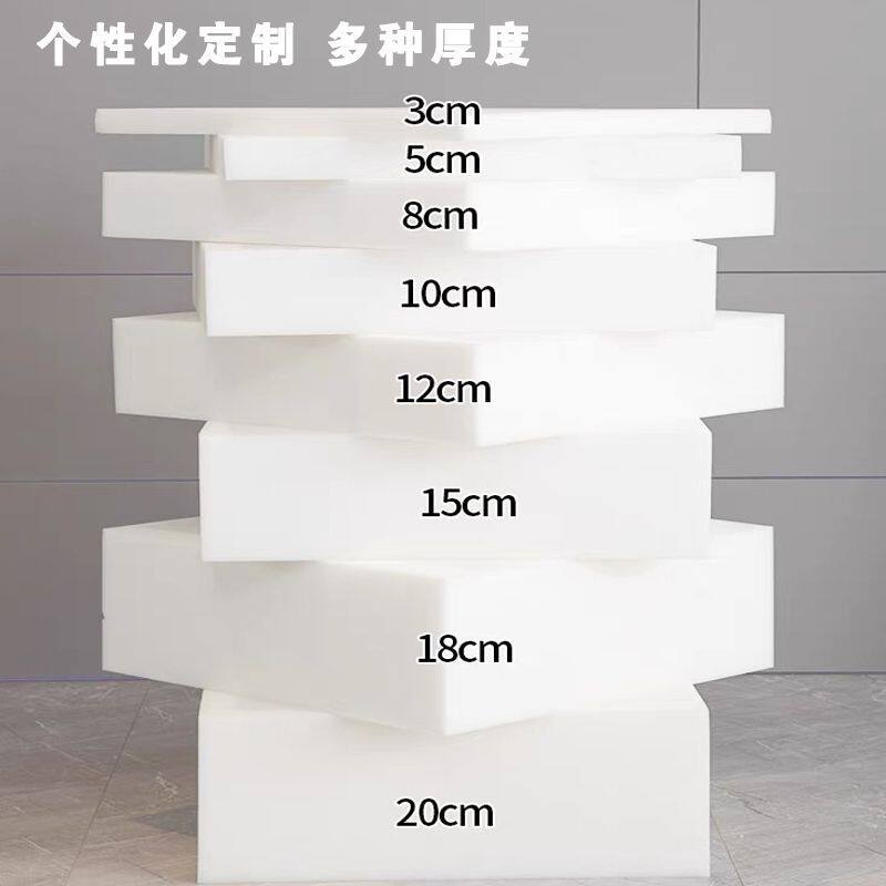 60D高密度海绵加厚超硬沙发垫定作实木飘窗沙发垫子床垫定作工厂