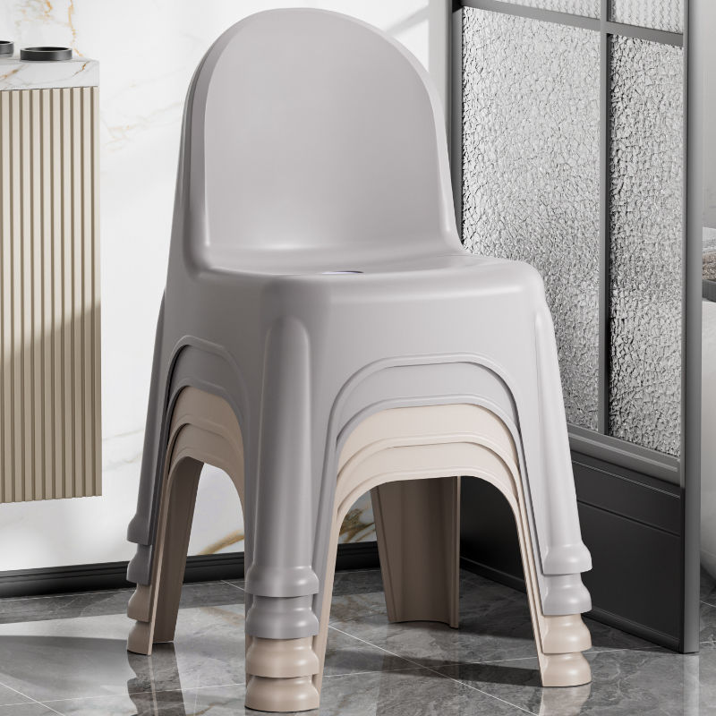 塑料凳子加厚儿童靠背椅宝宝椅幼儿园家用防滑小椅子成人可坐