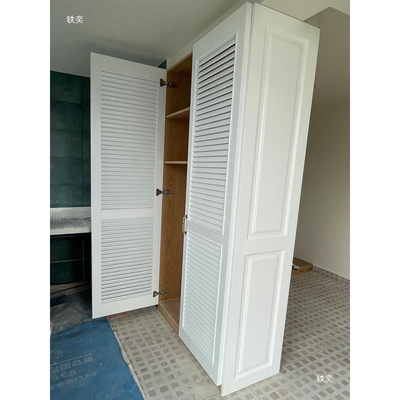 实木烤漆透气真百叶柜门固定叶片鞋柜衣柜储物间门板默认项