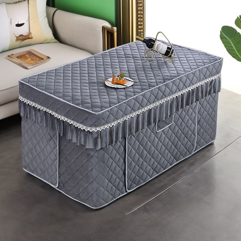 新款电炉罩烤火罩长方形烤火桌罩套加厚电烤炉桌取暖桌棉桌布冬天