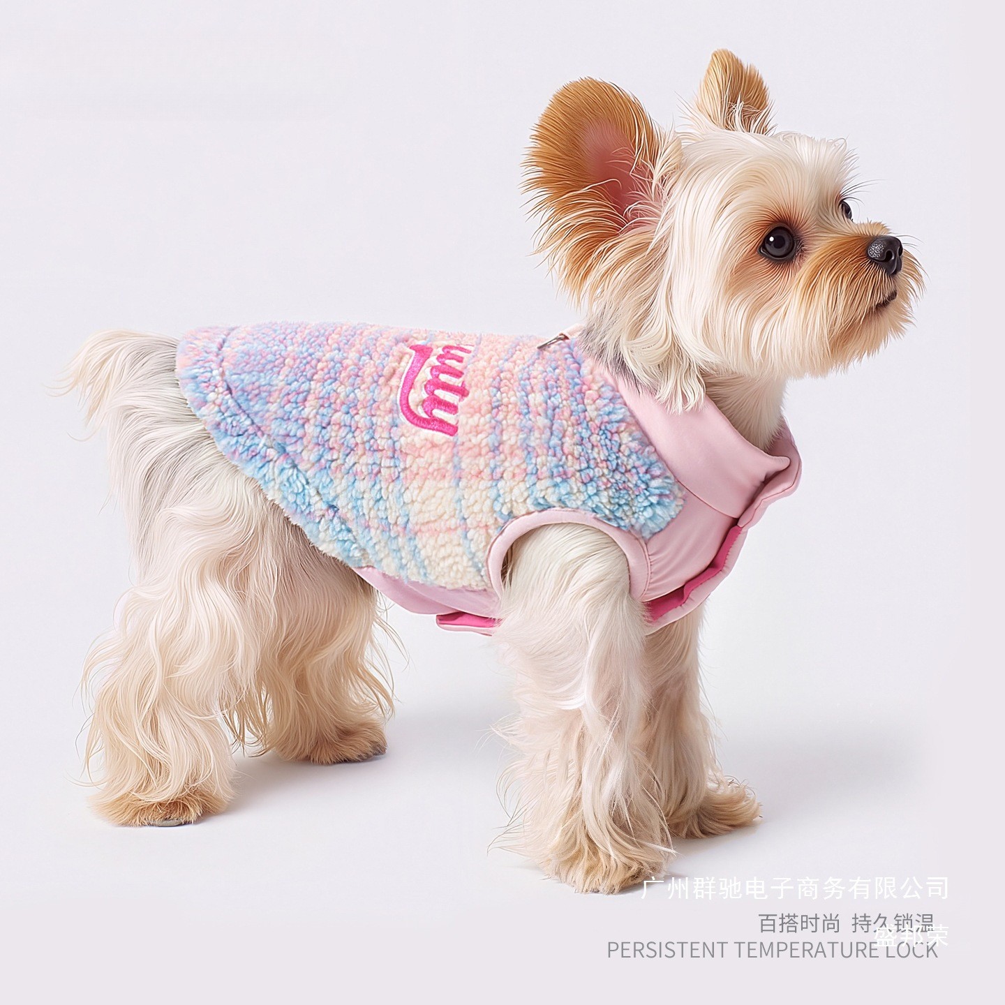 厂家直销狗狗衣服冬宠物小狗棉服可牵引约克夏比熊泰迪犬雪纳瑞保