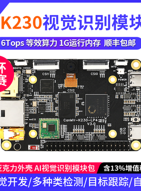 K230视觉识别模块开发板 摄像头CanMV  AI大模型K210传感器6T算力