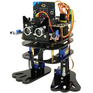 microbit V2开发板扩展板双足机器人舞蹈步行STEAM创客AI学习教育