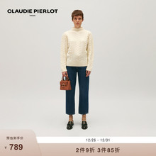 CLAUDIE PIERLOT Outlets女装白色绵羊毛混纺针织衫CFPPU00942