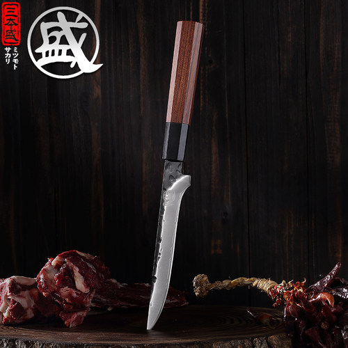 日本三本盛剔骨刀锻打复合钢