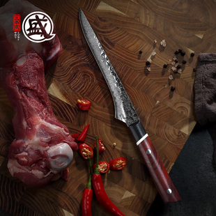 三本盛日本剔骨刀杀猪专用刀具屠夫宰牛分割刀商用卖肉剥皮刀锋利