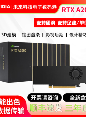 英伟达RTX A2000丽台12G盒装6G建模渲染NVIDIA专业绘图设计师显卡