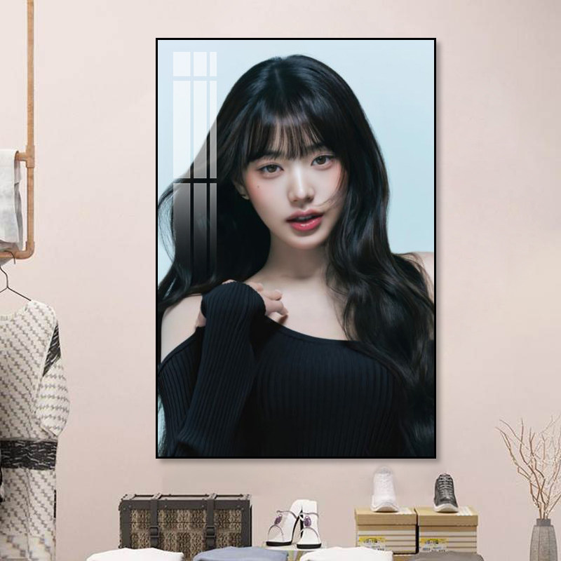 韩国张元英装饰画美容院化妆工作室墙面挂画服装店美妆美甲店壁画