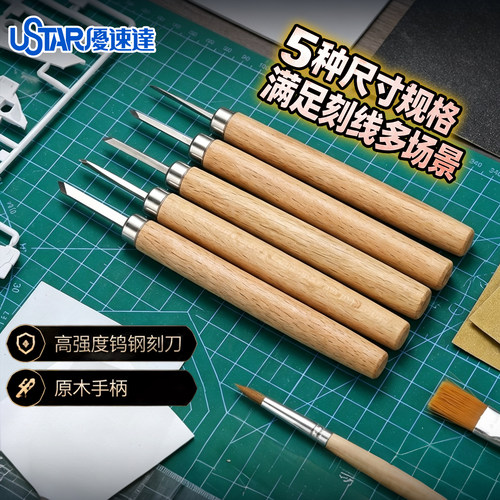 优速达钨钢拼装水口切割刻线模型