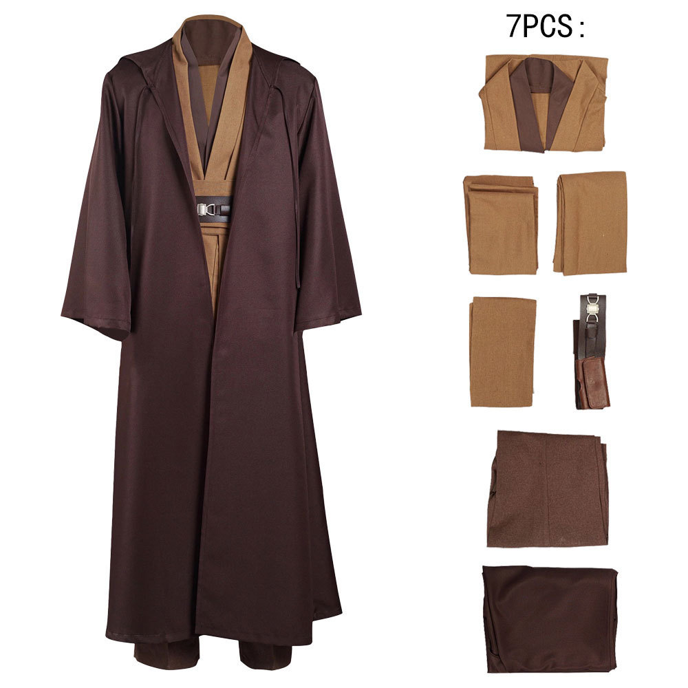 欧比旺肯诺比cos服星球大战cosplay万圣节服装绝地武士角色扮演