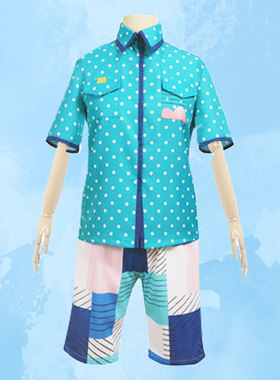 鑫博缘动漫A3!满开剧团cos服夏组三好一成cosplay周边衬衣套装