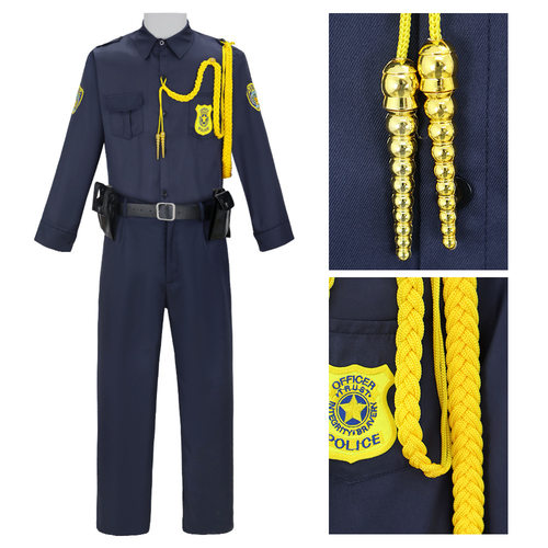 疯狂动物城cos服尼克狐狸尼克警官角色扮演万圣节日狂欢装扮