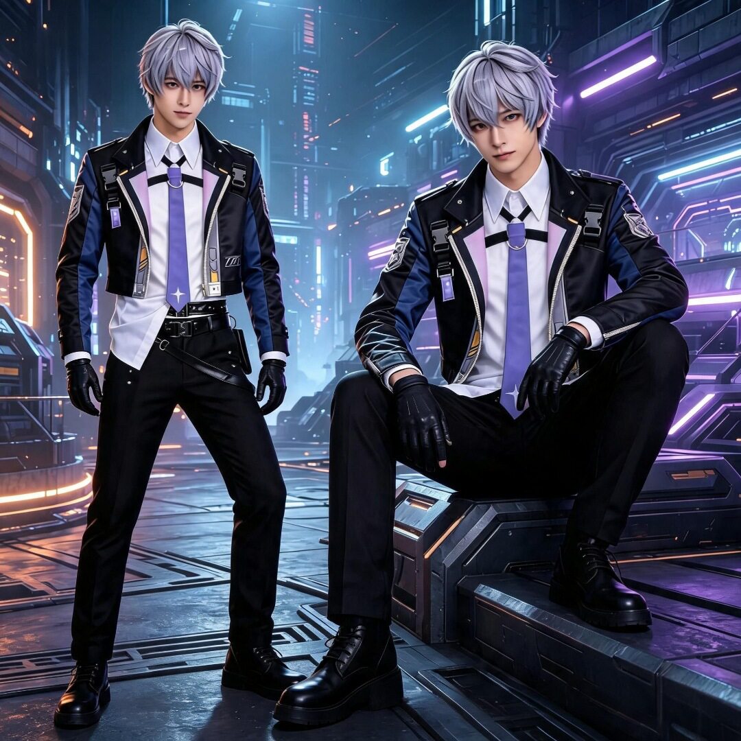 热门游戏C服异环cos服异能者零男二次元cosplay动漫游戏角色扮演图片