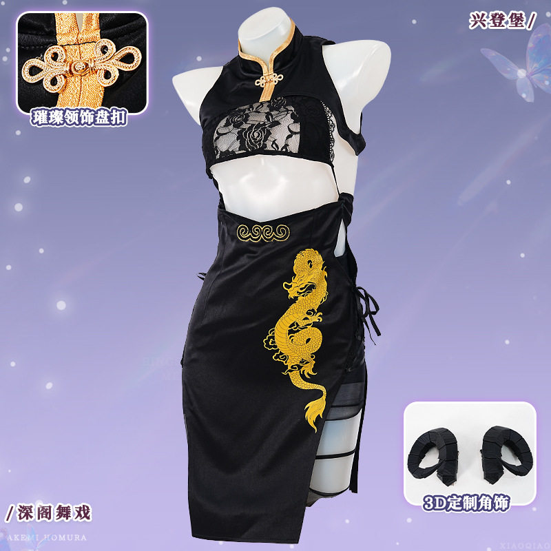 碧蓝航线cos服兴登堡希尔德cosplay旗袍私房国风C服