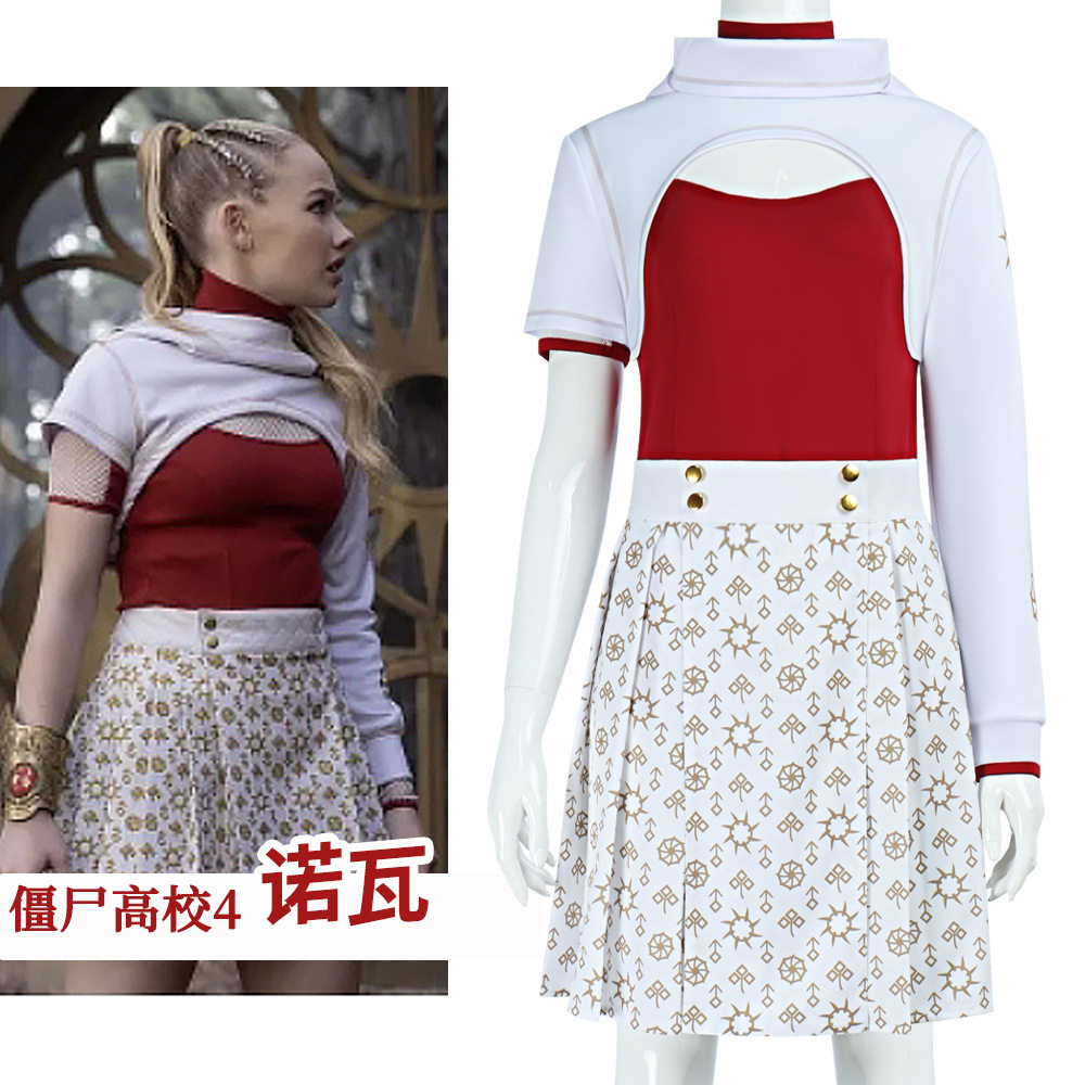 僵尸高校4瓦诺cos服Zombies万圣节角色扮演cosplay舞台表演服现货