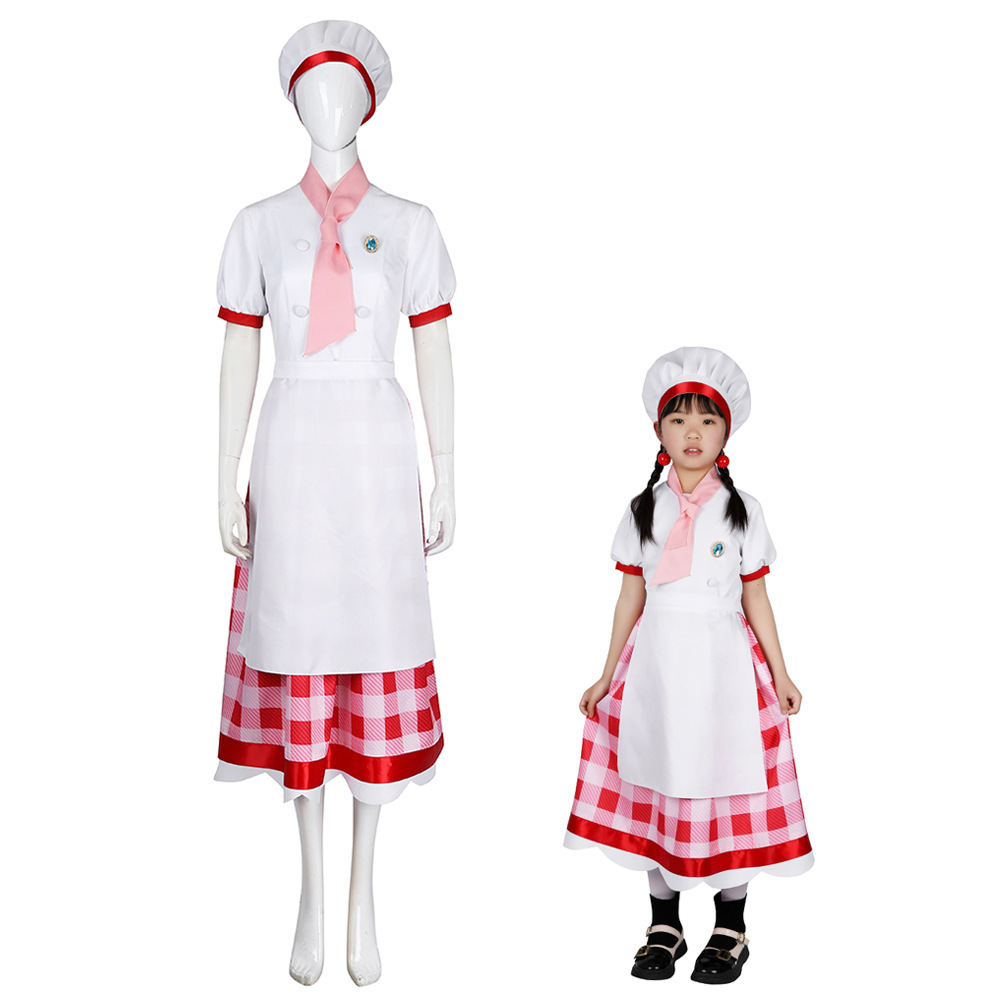 碧姬公主表演时刻cosplay成人儿童表演服糕点师碧姬cos服