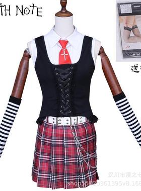 死亡笔记cos服弥海砂cosplay服装DeathNonte亚文化初登场动漫女