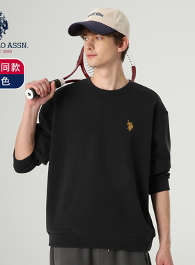 【花花专享&U.S.POLO ASSN.】防风圆领卫衣US23WY3619