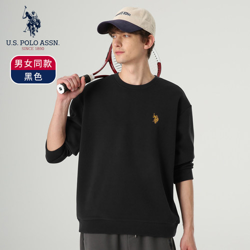 【花花专享&U.S.POLO ASSN.】防风圆领卫衣US23WY3619