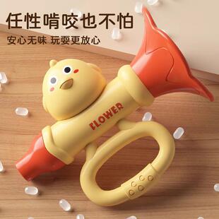 小喇叭儿童玩具婴儿宝宝吹吹乐吹响乐器嗽叭口琴吹的可吹哨子口哨