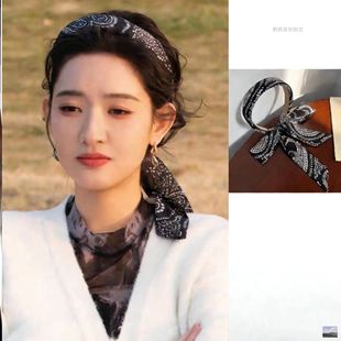 现货突然的喜欢林欢儿王玉雯同款发箍头箍时尚飘带高颅顶发卡头饰