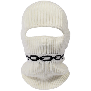 白色巴拉克法帽骑行头套男沙雕冬季防风防冻保暖全脸防护面罩滑雪