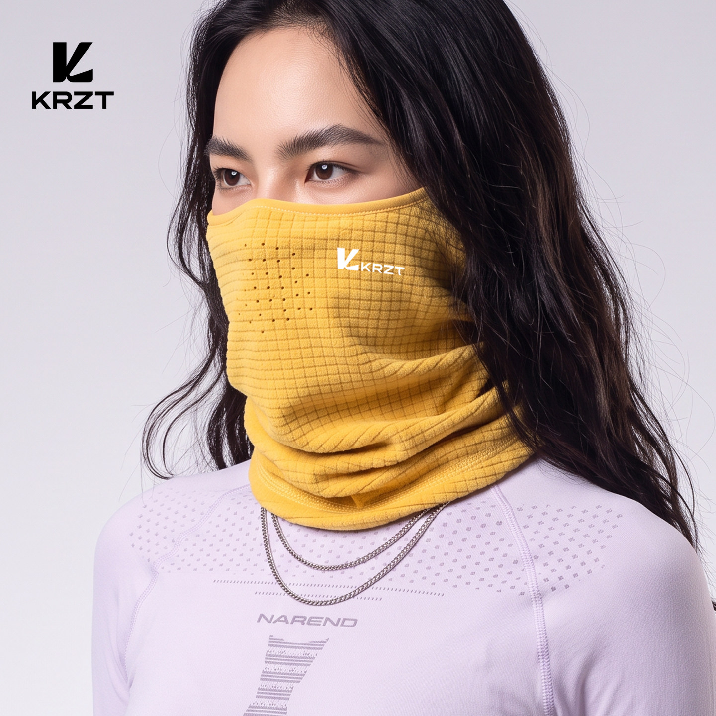 KRZT滑雪面罩户外跑步运动登山保暖防风防寒骑行脖套护耳护颈脸罩