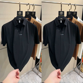 垂感无痕百搭翻领短袖 BXBM2025夏季 男半袖 衬衫 新款 商务休闲Polo衫