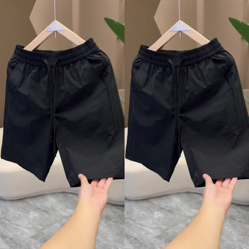 2025新款夏季薄款透气简约短裤男士时尚潮流青少年百搭休闲五分裤