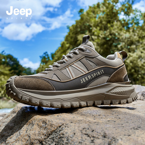 jeep2025秋季新款休闲鞋老爹鞋