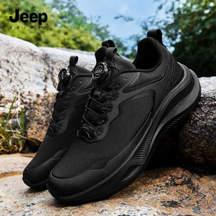 JEEPSPIRIT吉普鞋子男鞋2025新款登山鞋户外徒步鞋休闲运动鞋男款