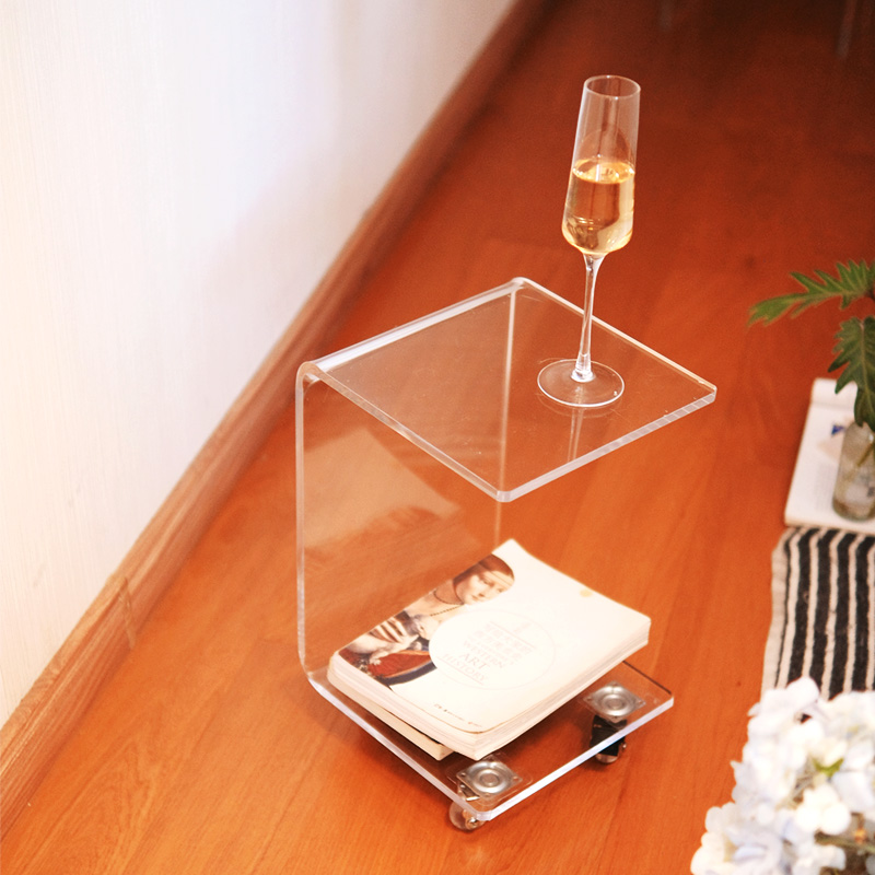 小红书推荐多功能移动亚克力茶几