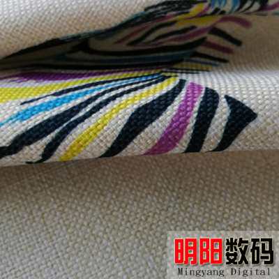 148号加厚粗黄麻布料无弹复合布纯涤麻数码印花定制加工专用布料怎么样,好用不?