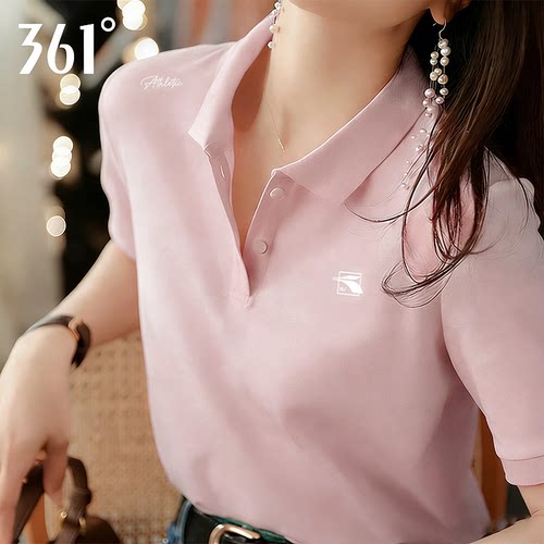 361°翻领t恤宽松薄款上衣