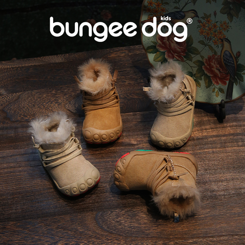 儿童雪地靴宝宝棉靴保暖短靴