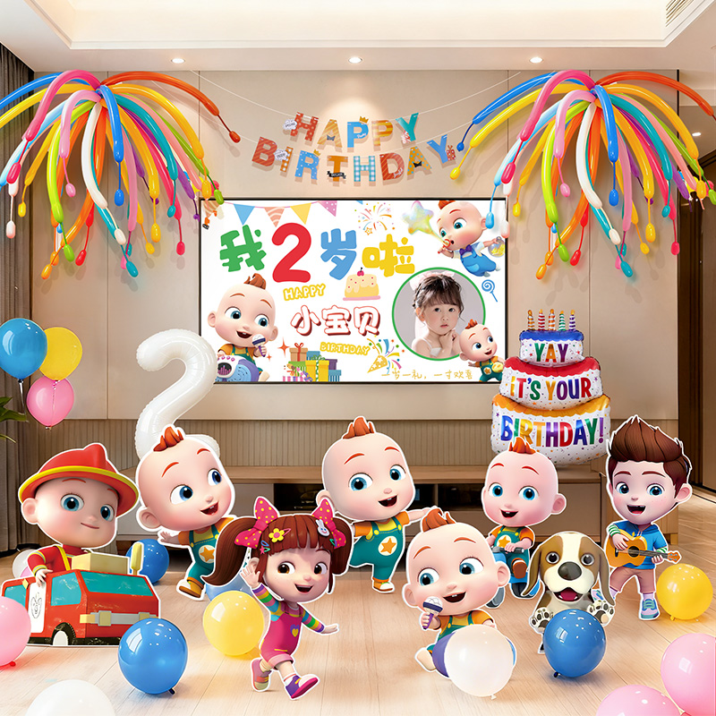 JoJo主题生日场景KT板布置装饰
