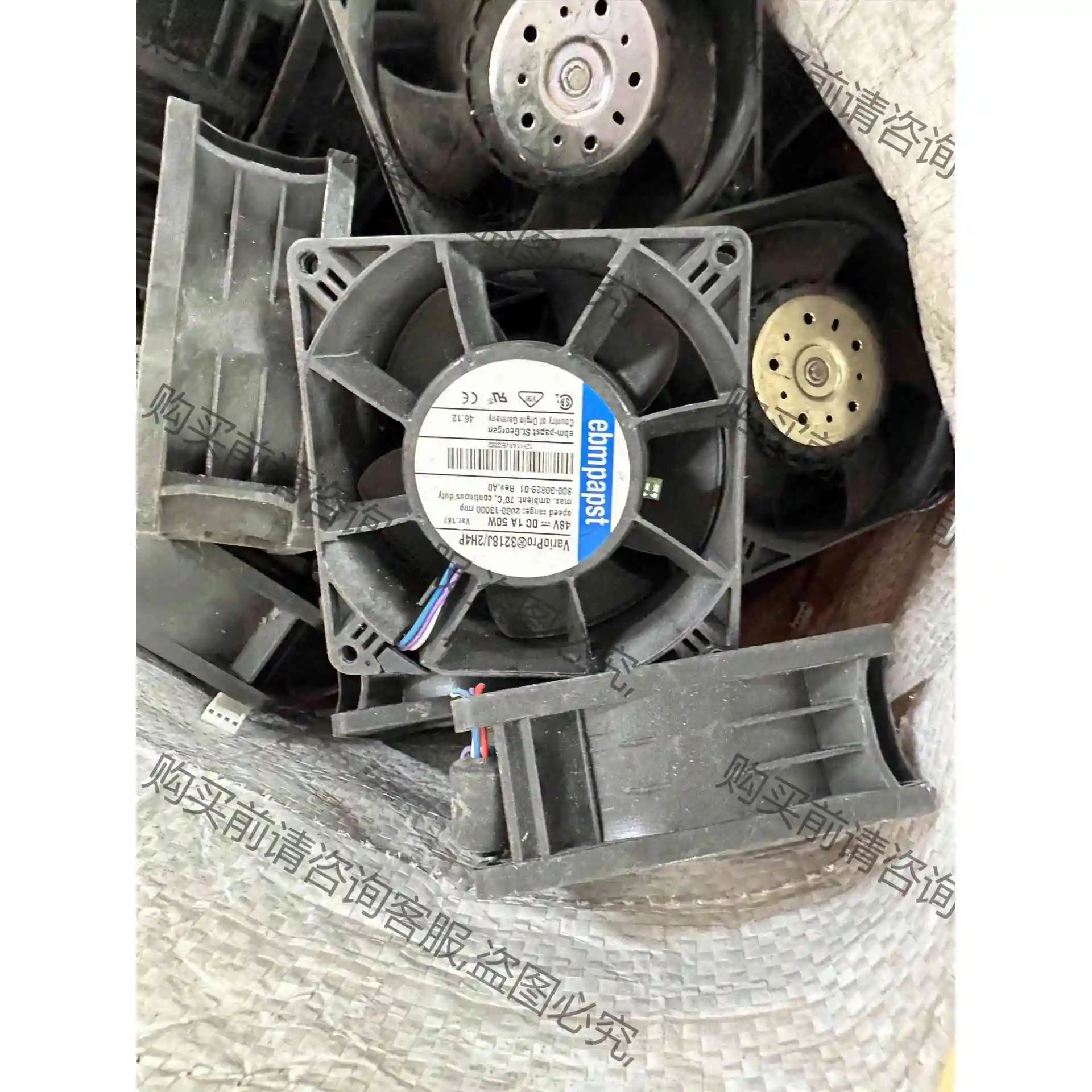 EBMPAPST 3218J/2H4P 48V 1A 50W 议价产品 原装拆机功能完好