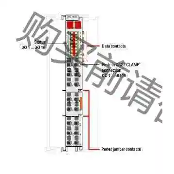 万可750-1505 16通道数字量输出模块 议价产品 原装拆机功能完好