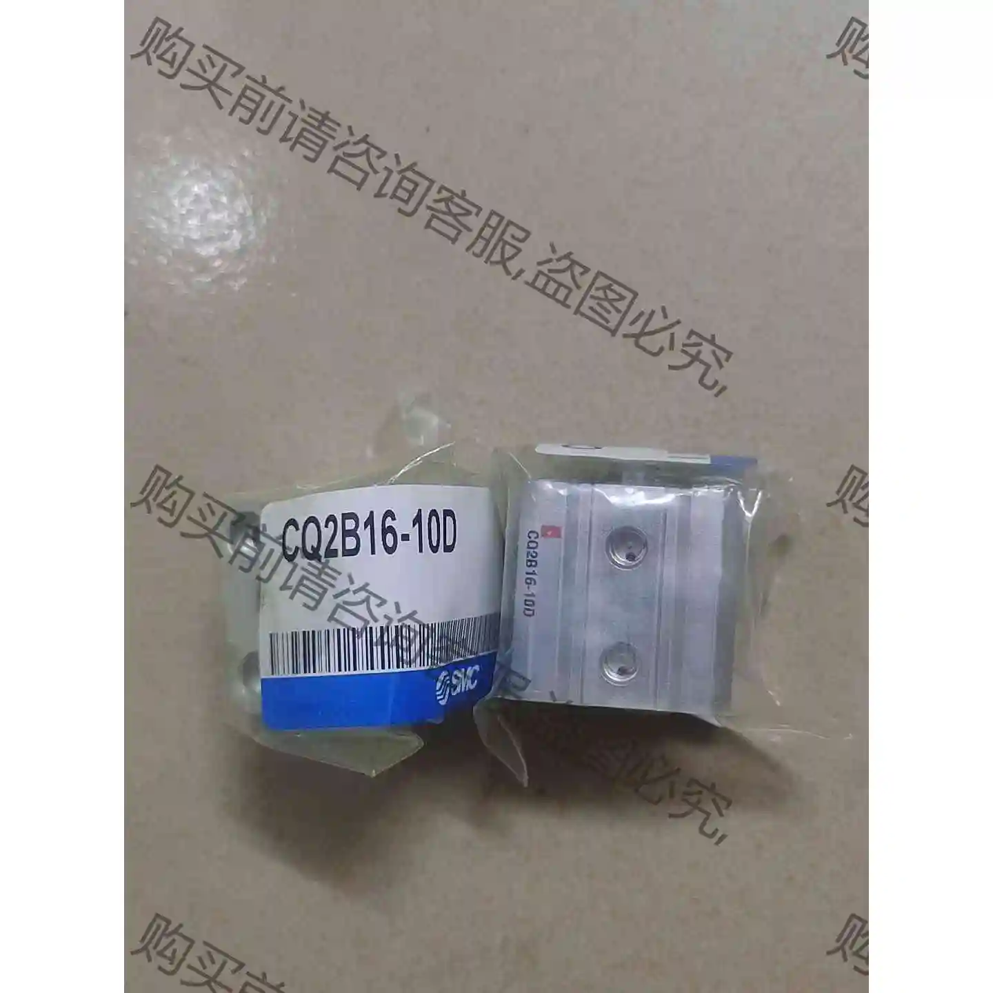 SM CQ2B16-10D气缸，两个全新。一起出。 议价产品 原装拆机功能