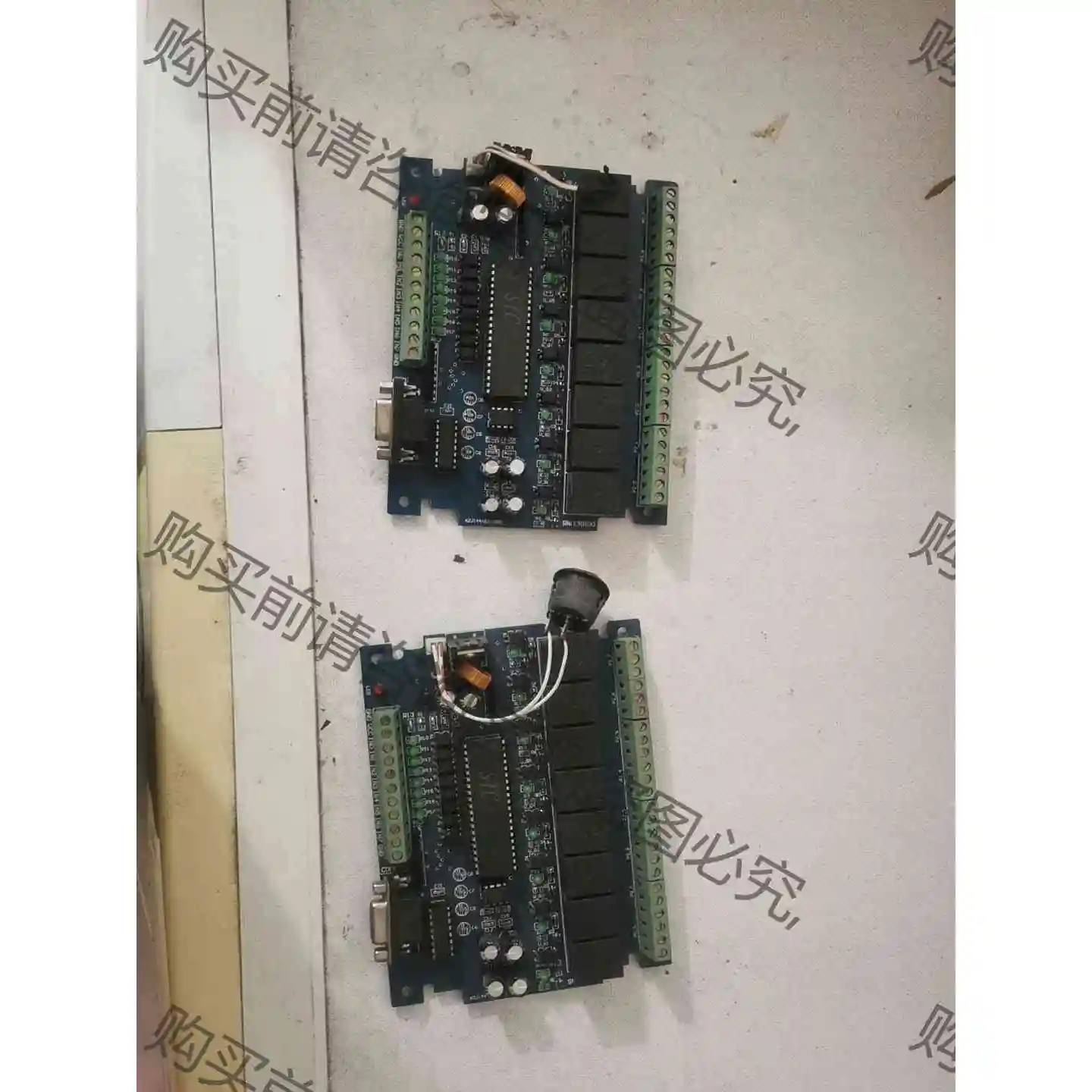 拆机八入八出STC系列单片机可编程串口RS32控制继电器工控 议价产