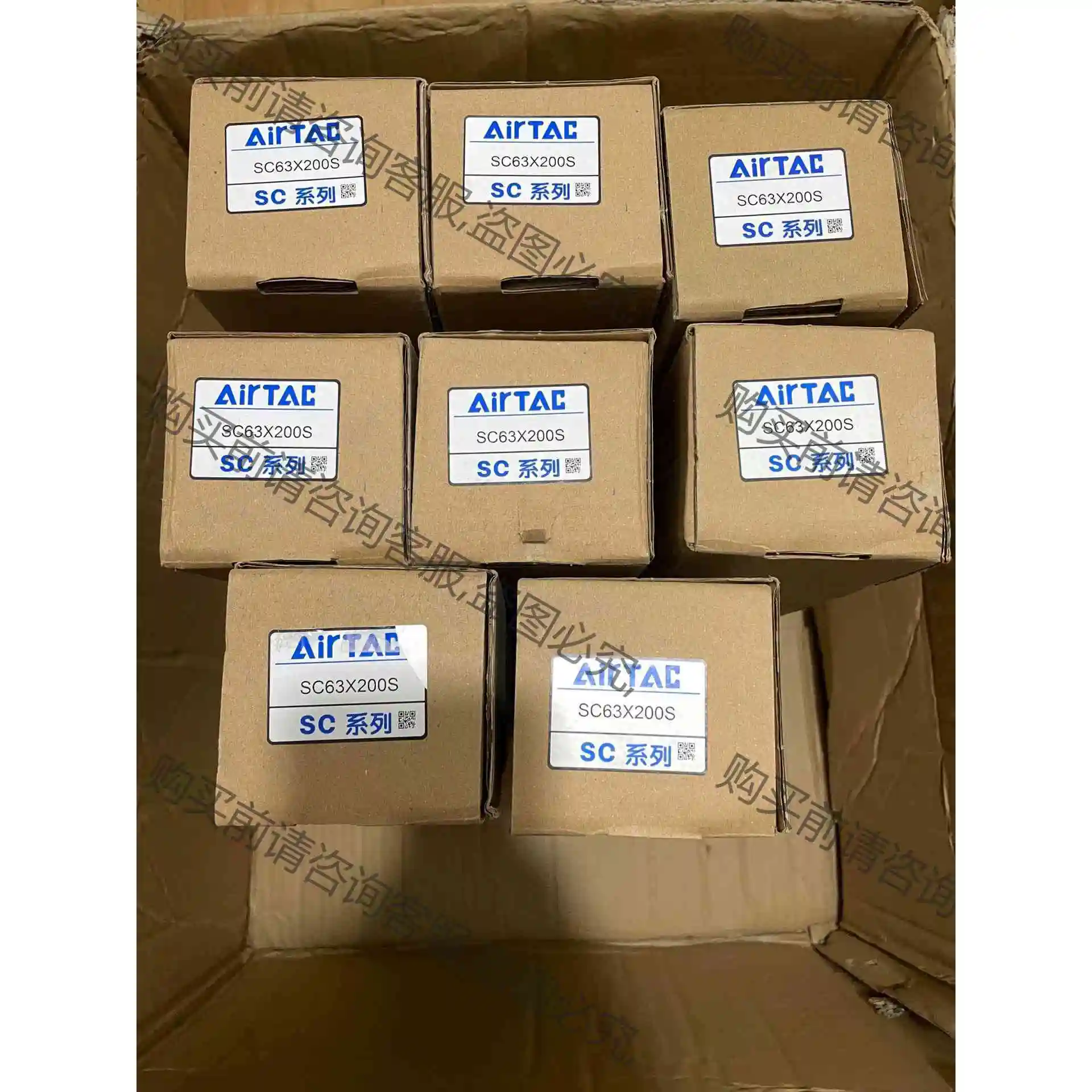 AIRTAC/亚德客 SC系列标准气缸 SC63X200S 议价产品 原装拆机功能