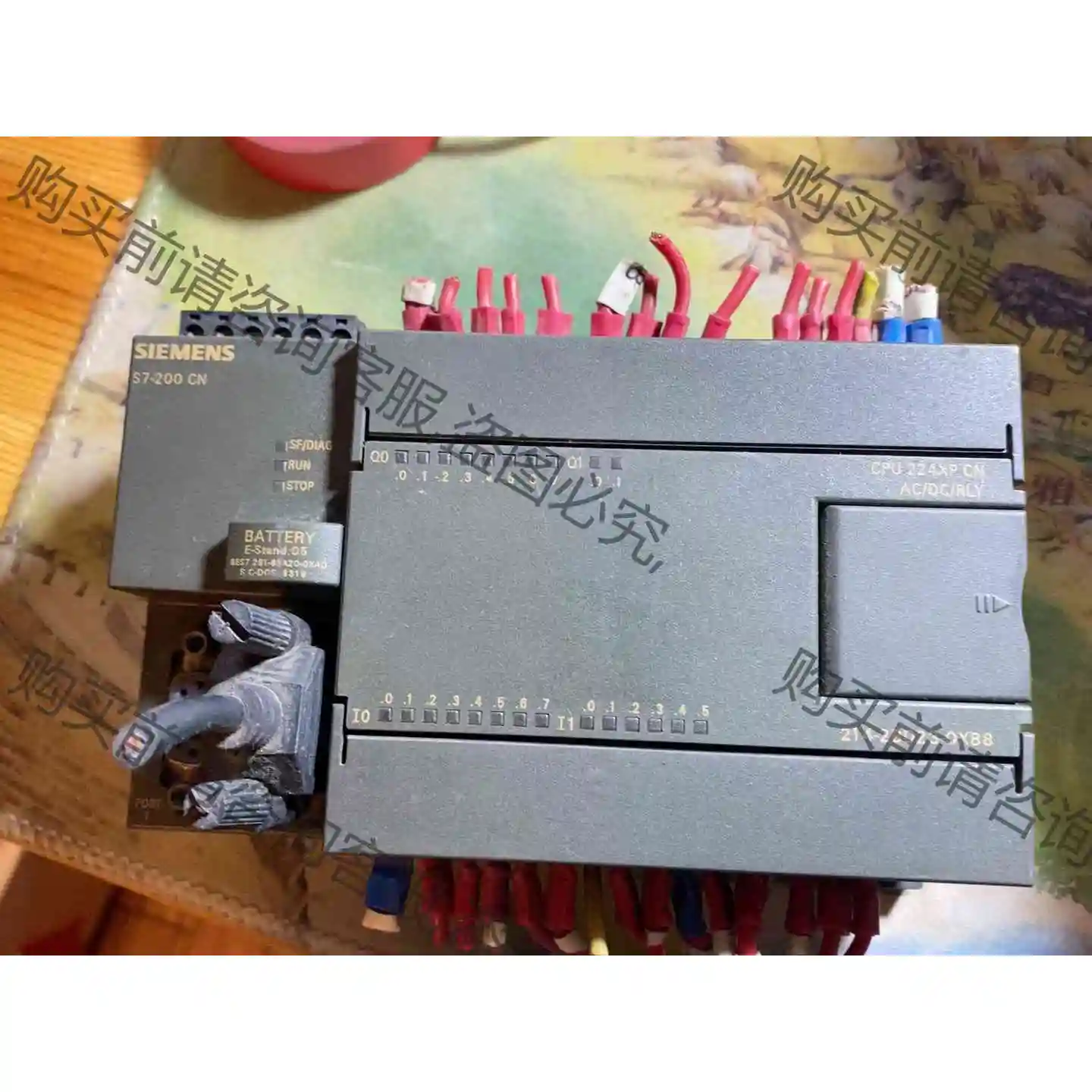 西门zi6ES7 214-2AD23-0XB8实图拍摄，功能正 议价产品 原装拆机