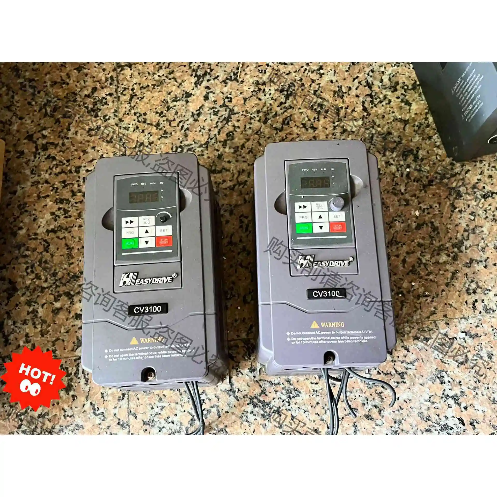 深圳易驱变频器CV3100-4T0022M，380V 供电。 议价产品 原装拆机