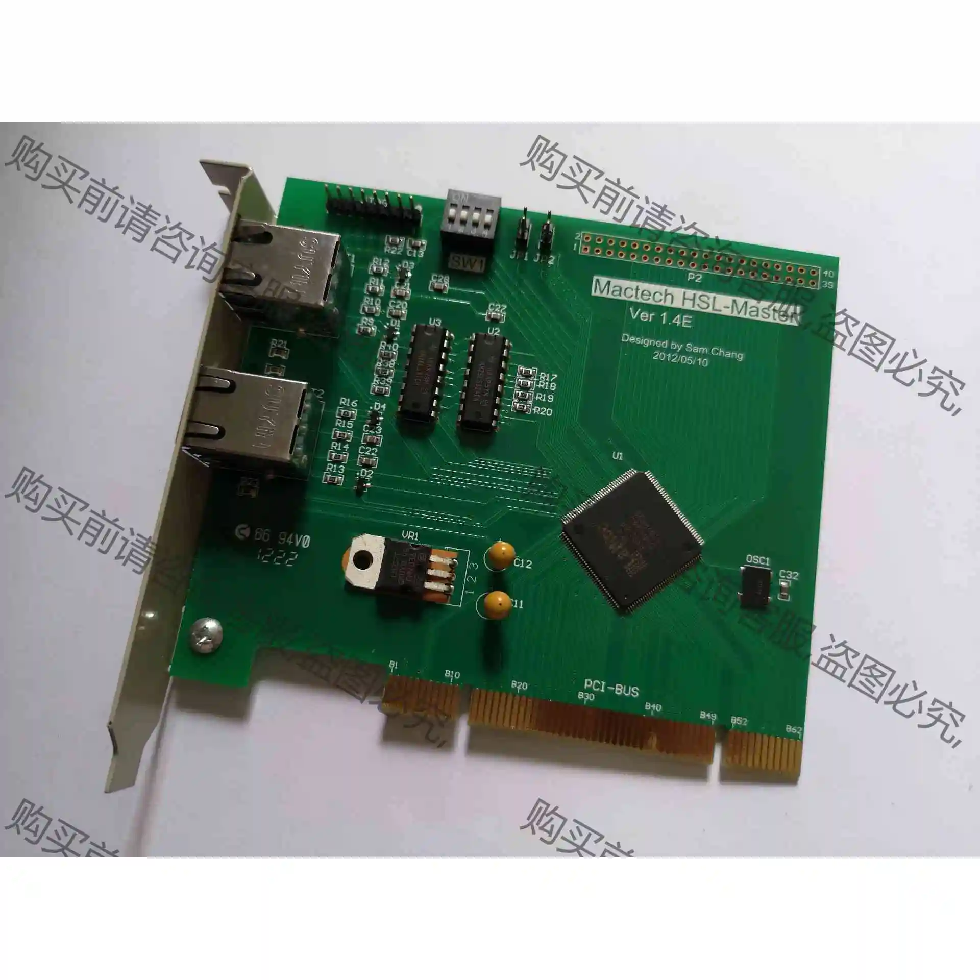 拆机卡实图现货PCⅠ-BUS Ver1.4E 8片一起出50 议价产品 原装拆机