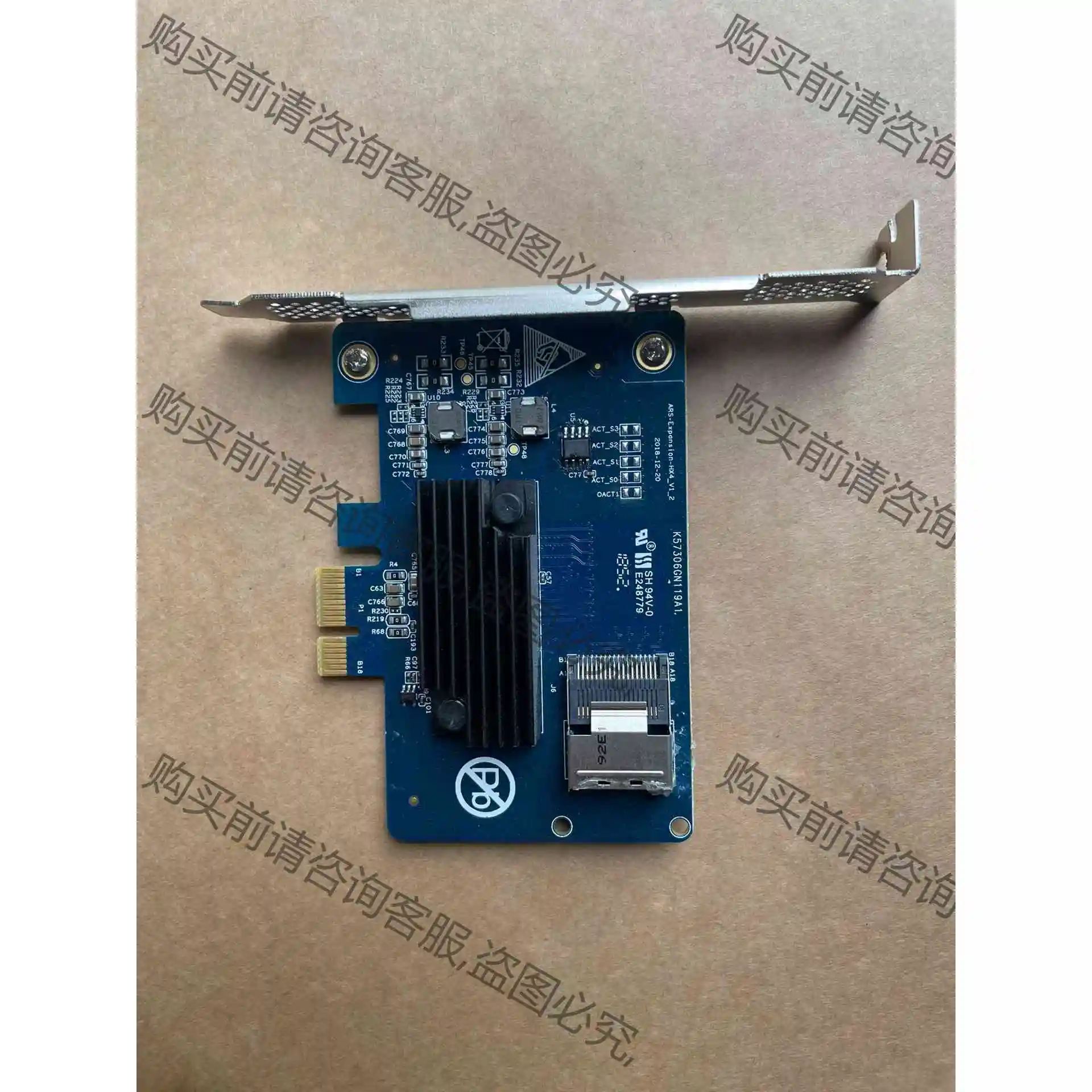 pcie x4转Mini SFF-8087 扩展4口SAT 议价产品 原装拆机功能完好